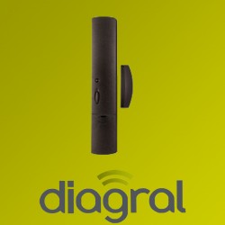 Détecteur d'ouverture multicontacts Diagral brun DIAG33APX